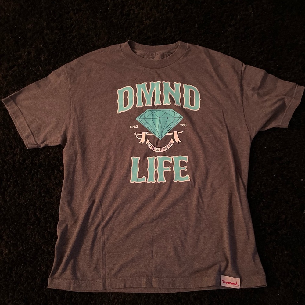Large mens diamond t-shirt